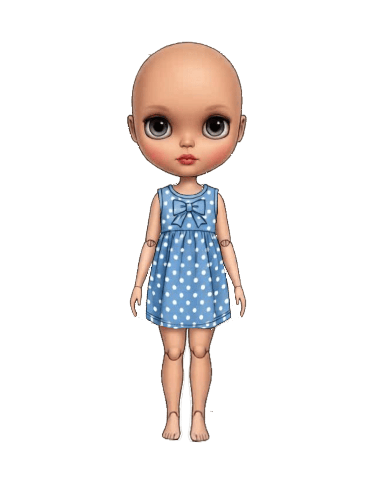 Uploaded natural skin doll